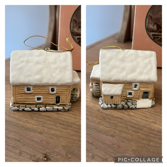 Currier & Ives Winter Homes Ornaments Set of 4 1987 Harry Peters - Picture 8 of 10